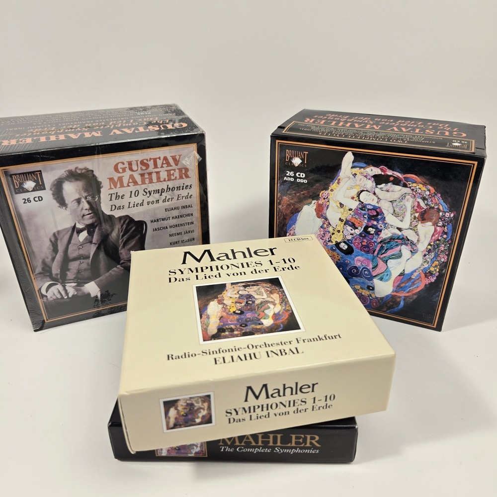 Gustav Mahler Complete Symphonies 26 CD Box Set Brilliant Classics Inbal Limited